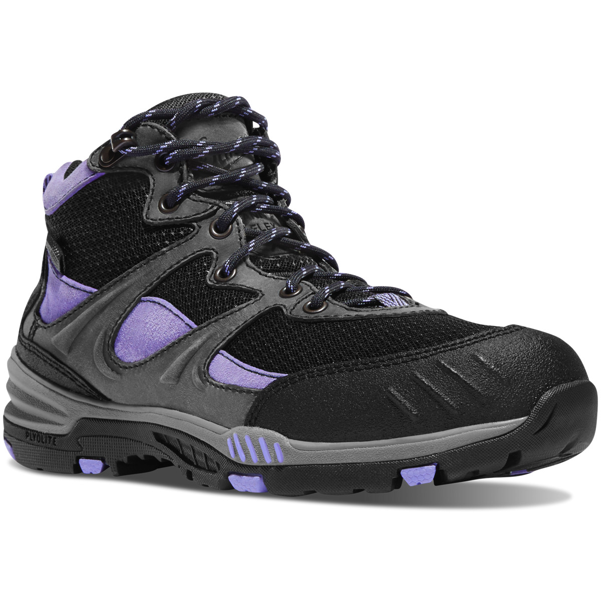 Danner Springfield 4.5 Composite Toe Black/Purple Work Boots Womens - South Africa 34251QRBC